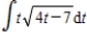 Find the indefinite integral. ​   ​