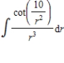 Find the indefinite integral. ​   ​