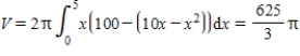 <strong>Use the shell method to set up and evaluate the integral that gives the volume of the solid generated by revolving the plane region about the y-axis. , , </strong> A) B) C) D) E)
