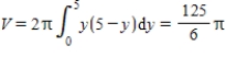 <strong>Use the shell method to set up and evaluate the integral that gives the volume of the solid generated by revolving the plane region about the x-axis. , , </strong> A) B) C) D) E)