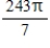 <strong>Use the disk or the shell method to find the volume of the solid generated by revolving the region bounded by the graphs of the equations , , about the x-axis. </strong> A) B) C) D) E)