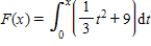 If the accumulation function   is given by   ,evaluate   . ​