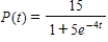 <strong>The logistic function models the growth of a population.Determine when the population reaches 40% of the maximum carrying capacity.Round your answer to three decimal places. </strong> A)4.317 B)3.000 C)0.474 D)0.677 E)0.301