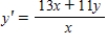<strong>Solve the homogeneous differential equation . </strong> A) B) C) D) E)