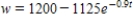 <strong>A calf that weighs 75 pounds at birth gains weight at the rate where w is weight in pounds and t is time in years.Use a computer algebra system to solve the differential equation for . </strong> A) B) C) D) E)