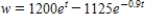 <strong>A calf that weighs 75 pounds at birth gains weight at the rate where w is weight in pounds and t is time in years.Use a computer algebra system to solve the differential equation for . </strong> A) B) C) D) E)