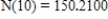 <strong>Write and solve the differential equation that models the following verbal statement.Evaluate the solution at the specified value of the independent variable,rounding your answer to four decimal places: The rate of change of N is proportional to N.When , and when , .What is the value of N when ? </strong> A) B) C) D) E)