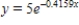 <strong>Find the exponential function that passes through the two given points.Round your values of C and k to four decimal places. </strong> A) B) C) D) E)