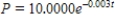 <strong>Suppose that the population (in millions)of Hungary in 2007 was 10 and that the expected continuous annual rate of change of the population is -0.003.Find the exponential growth model for the population by letting correspond to 2000.Round your answer to four decimal places. </strong> A) B) C) D) E)