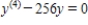 <strong>Which of the following is a solution of the differential equation ? </strong> A) B) C) D) E)