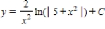 <strong>Use integration to find a general solution of the differential equation . </strong> A) B) C) D) E)