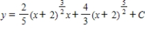<strong>Use integration to find a general solution of the differential equation. </strong> A) B) C) D) E)