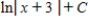 <strong>Find the indefinite integral of . </strong> A) B) C) D) E)