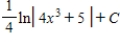<strong>Find the indefinite integral . </strong> A) B) C) D) E)