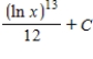 <strong>Find the indefinite integral . </strong> A) B) C) D) E)