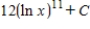 <strong>Find the indefinite integral . </strong> A) B) C) D) E)
