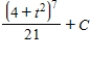 <strong>Find the indefinite integral . </strong> A) B) C) D) E)