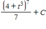 <strong>Find the indefinite integral . </strong> A) B) C) D) E)