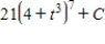 <strong>Find the indefinite integral . </strong> A) B) C) D) E)