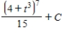 <strong>Find the indefinite integral . </strong> A) B) C) D) E)