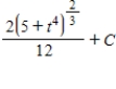<strong>Find the indefinite integral . </strong> A) B) C) D) E)