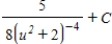 <strong>Find the indefinite integral of the following function and check the result by differentiation. </strong> A) B) C) D) E)