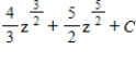 <strong>Find the indefinite integral of the following function and check the result by differentiation. </strong> A) B) C) D) E)