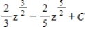 <strong>Find the indefinite integral of the following function and check the result by differentiation. </strong> A) B) C) D) E)
