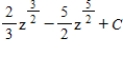 <strong>Find the indefinite integral of the following function and check the result by differentiation. </strong> A) B) C) D) E)