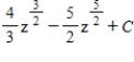 <strong>Find the indefinite integral of the following function and check the result by differentiation. </strong> A) B) C) D) E)