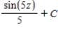<strong>Find the indefinite integral of the following function. </strong> A) B) C) D) E)
