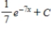 <strong>Find the indefinite integral. </strong> A) B) C) D) E)