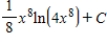 <strong>Find the indefinite integral . </strong> A) B) C) D) E)