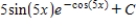 <strong>Find the indefinite integral. </strong> A) B) C) D) E)