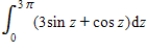 Evaluate the definite integral of the trig function. Use a graphing utility to verify your results. 