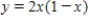 Determine the area of the given region. ​   ​   ​