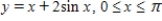 Determine the area of the given region. ​   ​   ​