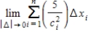 Write the limit ,as a definite integral on the interval ,where is any point in the subinterval. 
