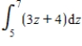 Sketch the region whose area is given by the definite integral and then use a geometric formula to evaluate the integral.Round to one decimal place if necessary. 