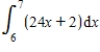 Evaluate the integral. ​   ​ Given, ​   ,   ,   , ​   . ​