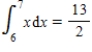 Evaluate the integral. ​   ​ Given, ​   ,   ,   , ​   . ​