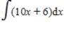 Find the indefinite integral   . ​