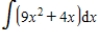 Find the indefinite integral   . ​
