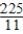 <strong>A farmer has 225 yards of fencing to form two identical rectangular pens and a third pen that is twice as long as the other two pens,as shown in the diagram below.All three pens have the same width,x.Which value of y produces the maximum total fenced area? </strong> A) B)15 C) D)