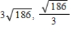 <strong>Find two positive numbers whose product is 186 and whose sum is a minimum. </strong> A) B) C) D) E)