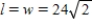 <strong>Find the length and width of a rectangle that has an area of 1,152 square feet and whose perimeter is a minimum. </strong> A) feet; feet B) feet; feet C) feet D) feet; feet E) feet; feet
