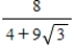 <strong>The sum of the perimeters of an equilateral triangle and a square is 8.Find the dimensions of the triangle and the square that produce a minimum total area. </strong> A)side of square: ;side of triangle: B)side of square: ;side of triangle: C)side of square: ;side of triangle: D)side of square: ;side of triangle: E)side of square: ;side of triangle: