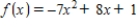 <strong>Determine the open intervals on which the graph of is concave downward or concave upward. </strong> A)concave upward on B)concave downward on ;concave upward on C)concave downward on ;concave upward on D)concave downward on E)concave upward on ;concave downward on