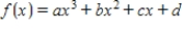 Find the cubic function of the form where and the coefficients are real numbers,which satisfies the conditions given below. Relative maximum: Relative minimum: Inflection point: 