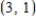 Find the cubic function of the form where and the coefficients are real numbers,which satisfies the conditions given below. Relative maximum: Relative minimum: Inflection point: 